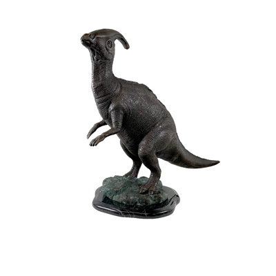 Sculpture bronze Parasaurolophus Dino