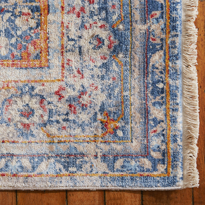 Vintage Persian Performance Oriental Rug, Square 5'