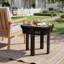 Table d'appoint en bois avec corde-113817956