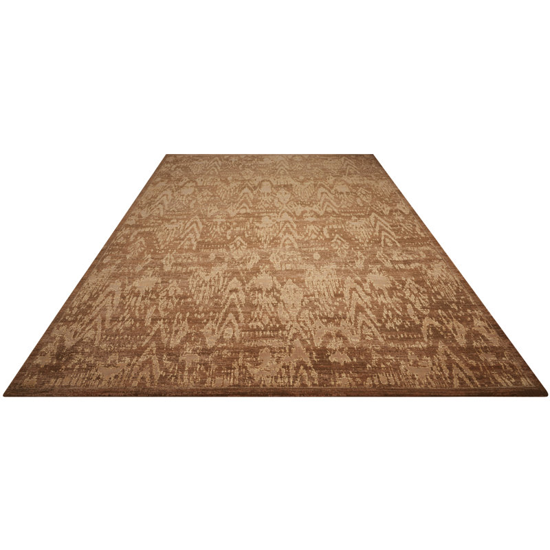 Huckle Wool Ikat Indoor Rug, Rectangle 7'9" x 9'9"