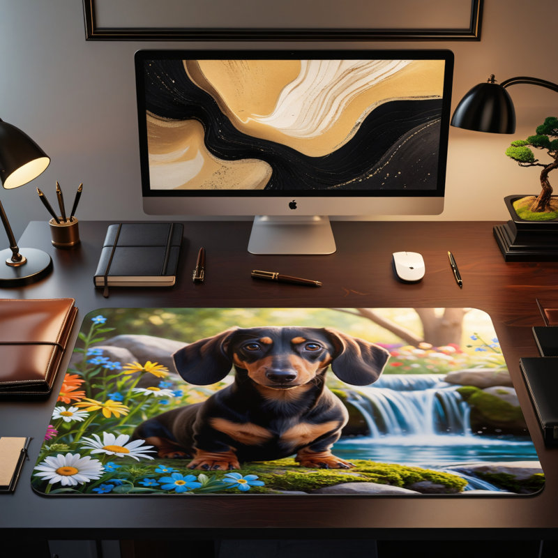 Polyester Desk Pad, 31.5x15.5
