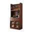 Buffet en noyer massif et bois manufacturé-1974823063