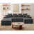 Velours gris velours est en rupture de stock