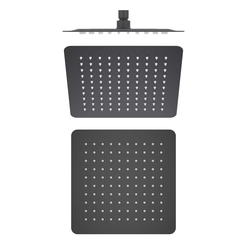 Rain Adjustable Shower Head 1.75 GPM GPM, Matte Black