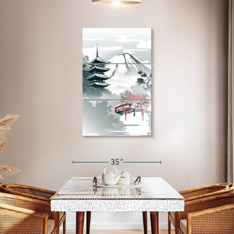 Nicci Japanese Bridge, 45" H x 28" W