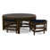 Raffles Rattan Cocktail Table with Benches
