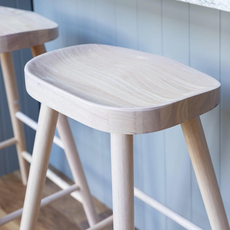 wash Bar Stool, White