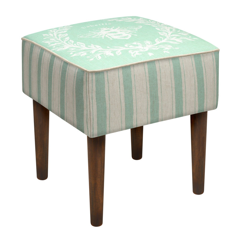 Solid + Manufactured Wood Accent Stool