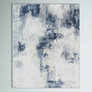 Fitz Gabriel Vintage Tonal Blue Area Rug