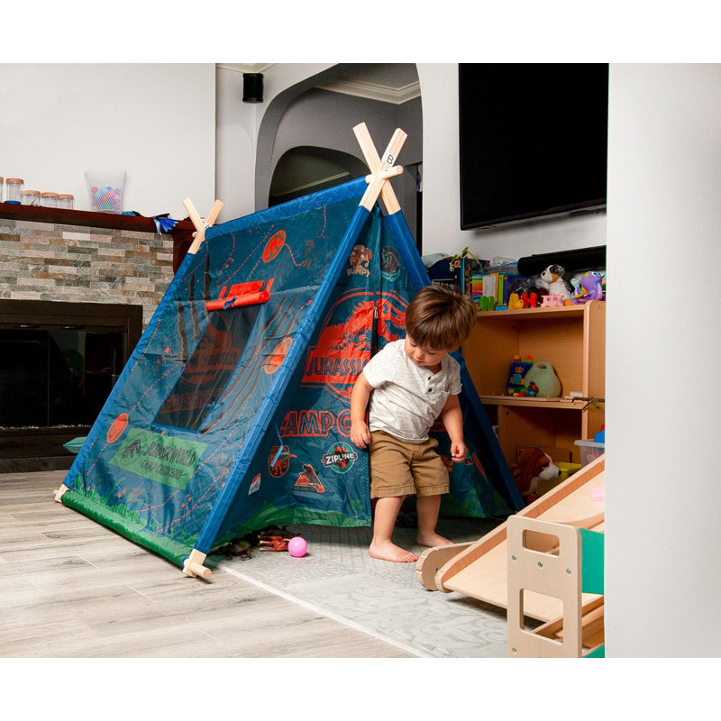 Ukonic 60'' W x 48'' D Indoor Canvas Triangular Play Tent