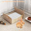 Lit pour chat surélevé avec lit pour animaux de compagnie
