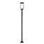 Lampadaire câblé noir à 1 lumière Jadine (double)-948184909