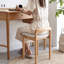 Banc de tabouret en bois de hêtre naturel pour salle à manger