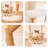 3 Tiers Cat Tree with Condons,Perch,Scratching Posts