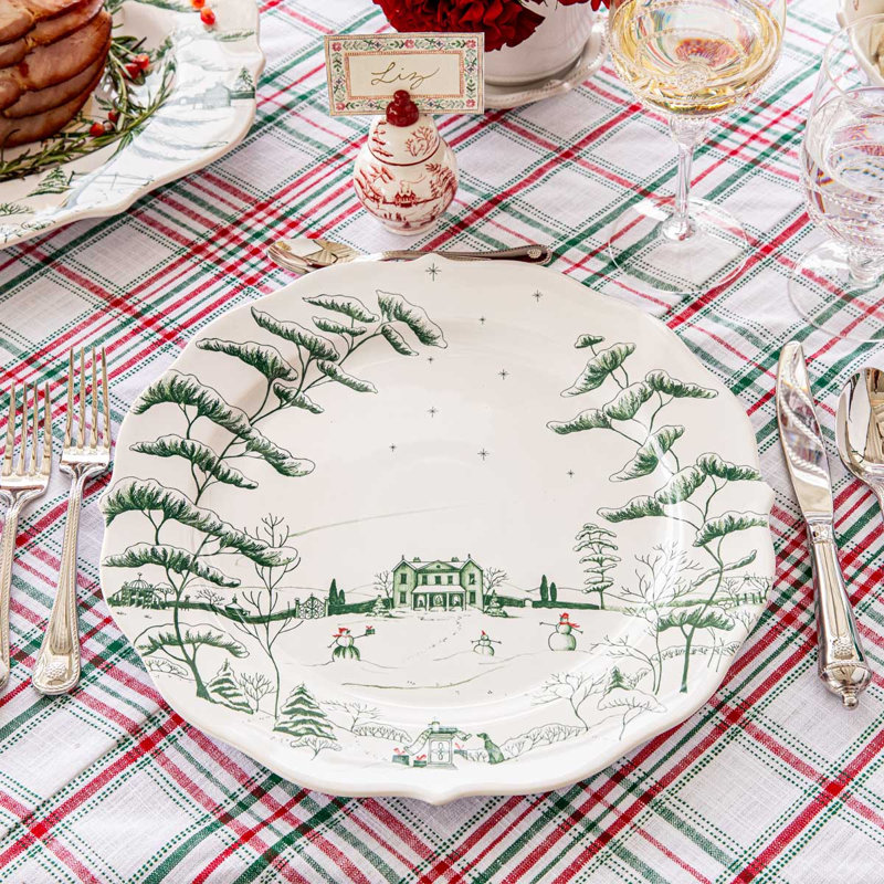 Country Estate Winter Frolic Charger