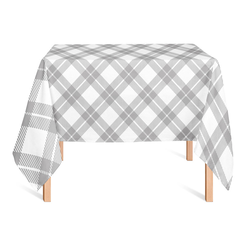 Nappe à carreaux Abdul-Hafiz, Gris