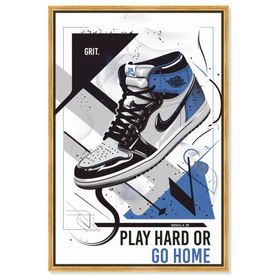 Play Hard Go Home Canvas Sneakerhead Posters by Art Remedy