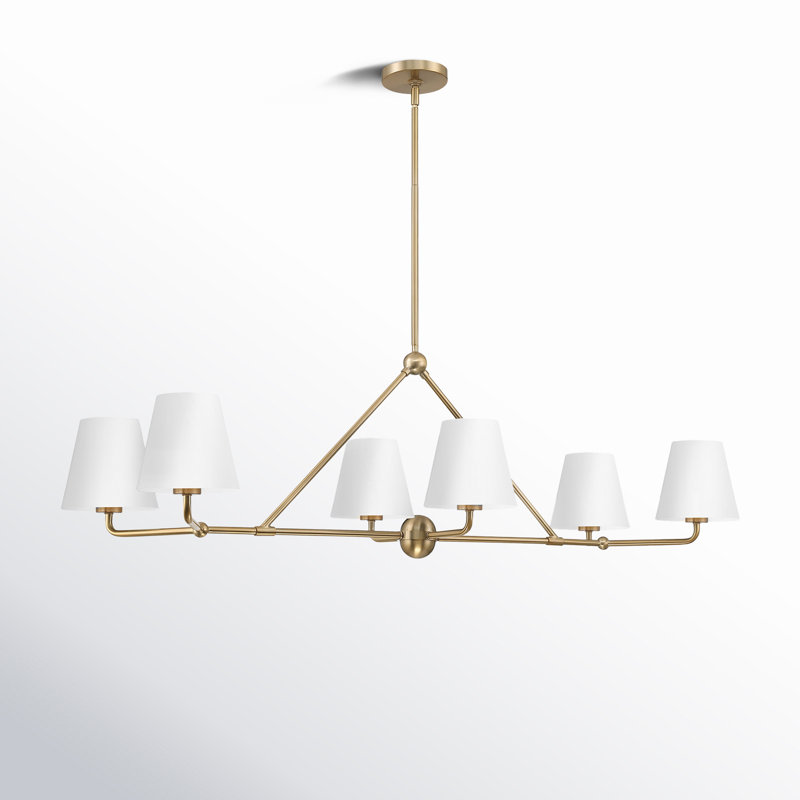 Kinston 6-Light Chandelier, White