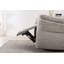 Fauteuil inclinable pivotant en tissu berçant