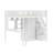 Gunjan Loft Bed with Bookshelf,Drawers,Desk,and Wardrobe-1069354027-1069354020
