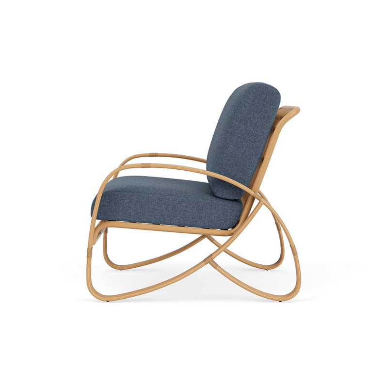 Riviera Outdoor Lounge Chair, Deluna Aegean