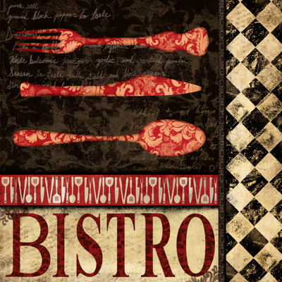 Bistro I 1 Piece Wrapped Canvas Painting