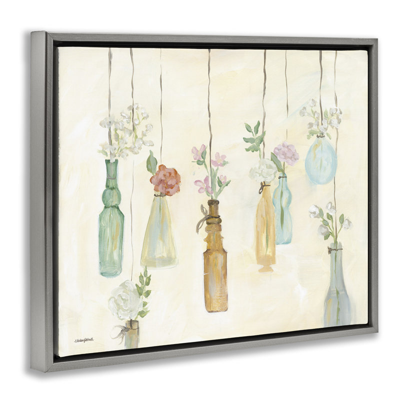 Art mural flottant sur toile flottant suspendu par Mackenzie Kissell, Cadre flottant gris lustré, H 17 po x l 21 po