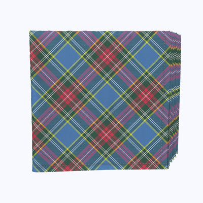 Polyester Plaid Square Napkin