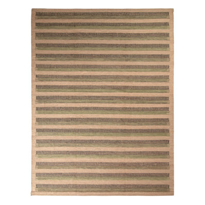 Scandinavian Hand Knotted Wool Geometric Area Rug