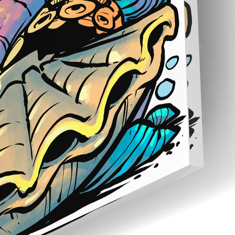 «Dive Bar On» par Flyland Designs Print, H 12 po x l 12 po x P 0,13 po