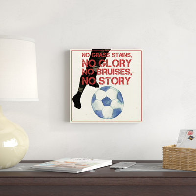 "Sports Epigram I" par Grace Popp - Art textuel sur toile tendue