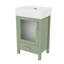Meuble-lavabo de 20 pouces avec lavabo en céramique et rangement généreux-1262005968