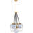 Lieselene 4-Light Brushed Weathered Brass Pendant Light