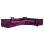 Canapé modulaire en velours Giovanni-26908041-26908046