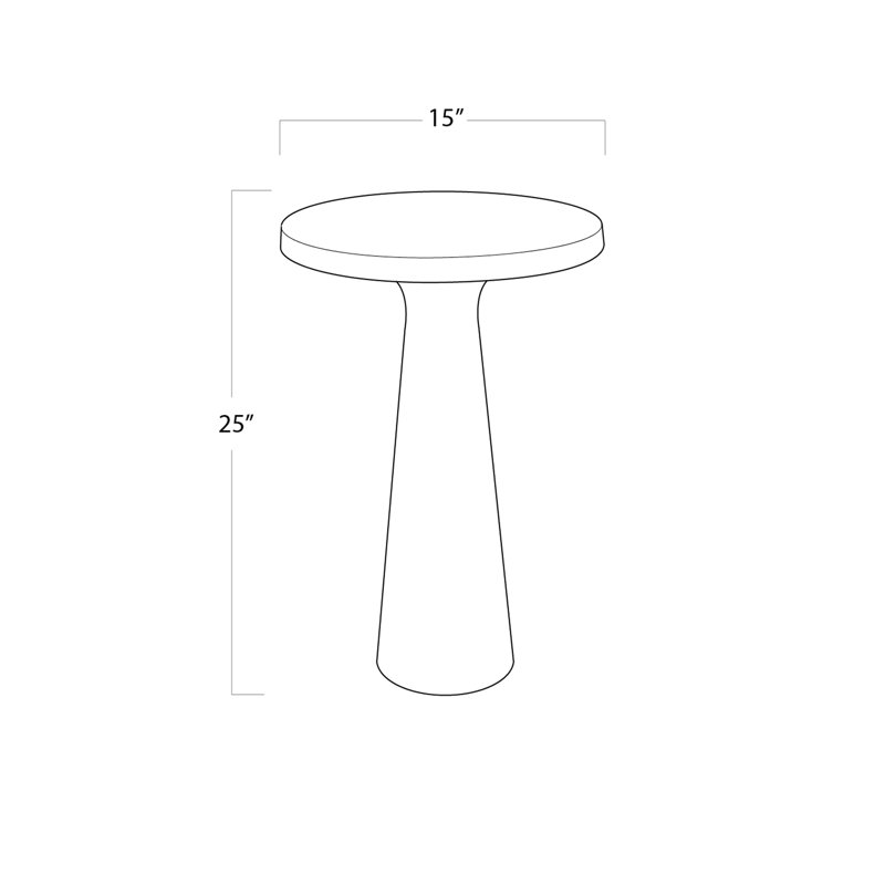 Table de bout Ellis
