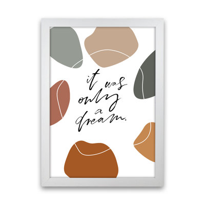It Was Only A Dream Abstract Shapes by Planeta444 - No Frame Print
