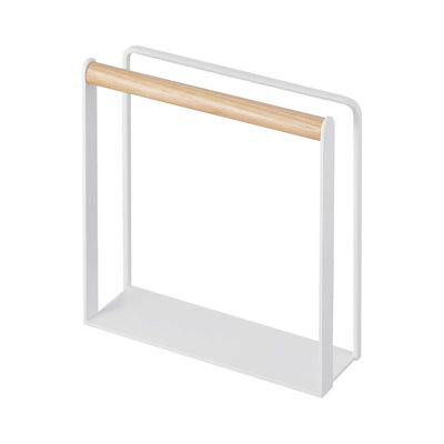 Yamazaki Home Steel and Wood Napkin Holder