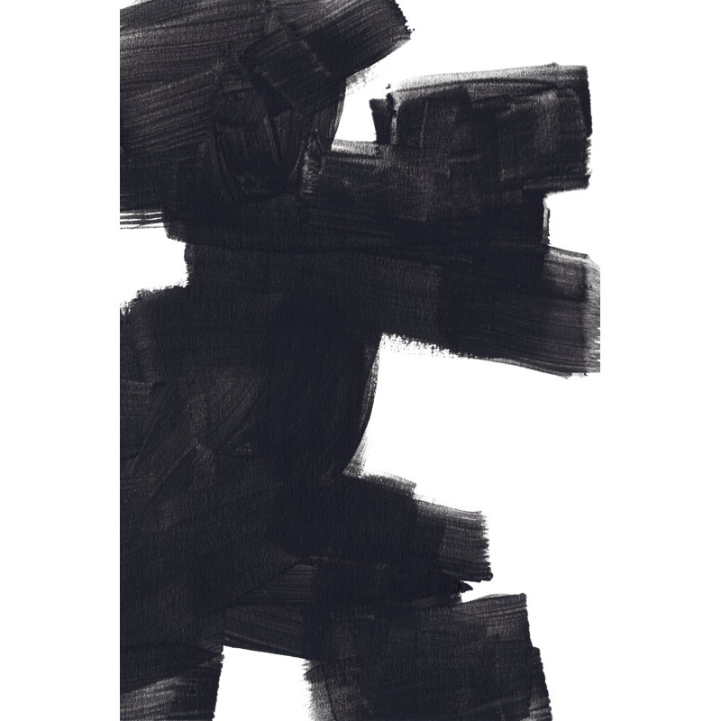 Block Brush I - Wrapped Canvas Painting, 30 cm H x 20 cm W  , Wrapped Canvas