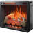 23" Infrared Electric Fireplace Insert with Log Set, Realistic Flame & Remote Timer