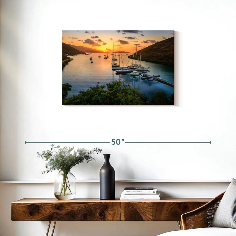 Coucher de soleil Gillard, H 20 po x l 30 po