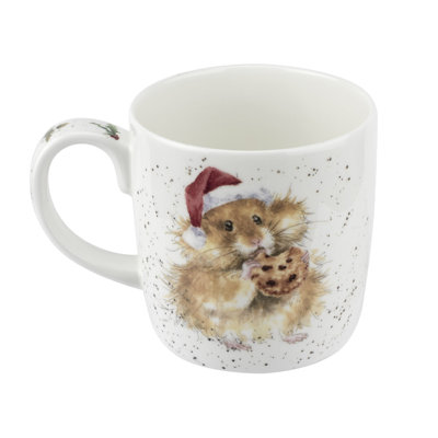 Royal Worcester Rw-Wrendale Designs Mug 14 Oz Cookies For Santa