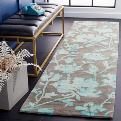 Coleman Hand Tufted Wool Floral Rug