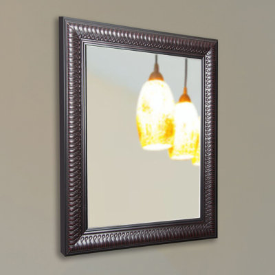 Ljubinka Solid Wood Flat Wall Mirror