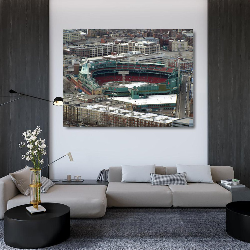 Fenway Park en hiver, H 36 po x l 48 po