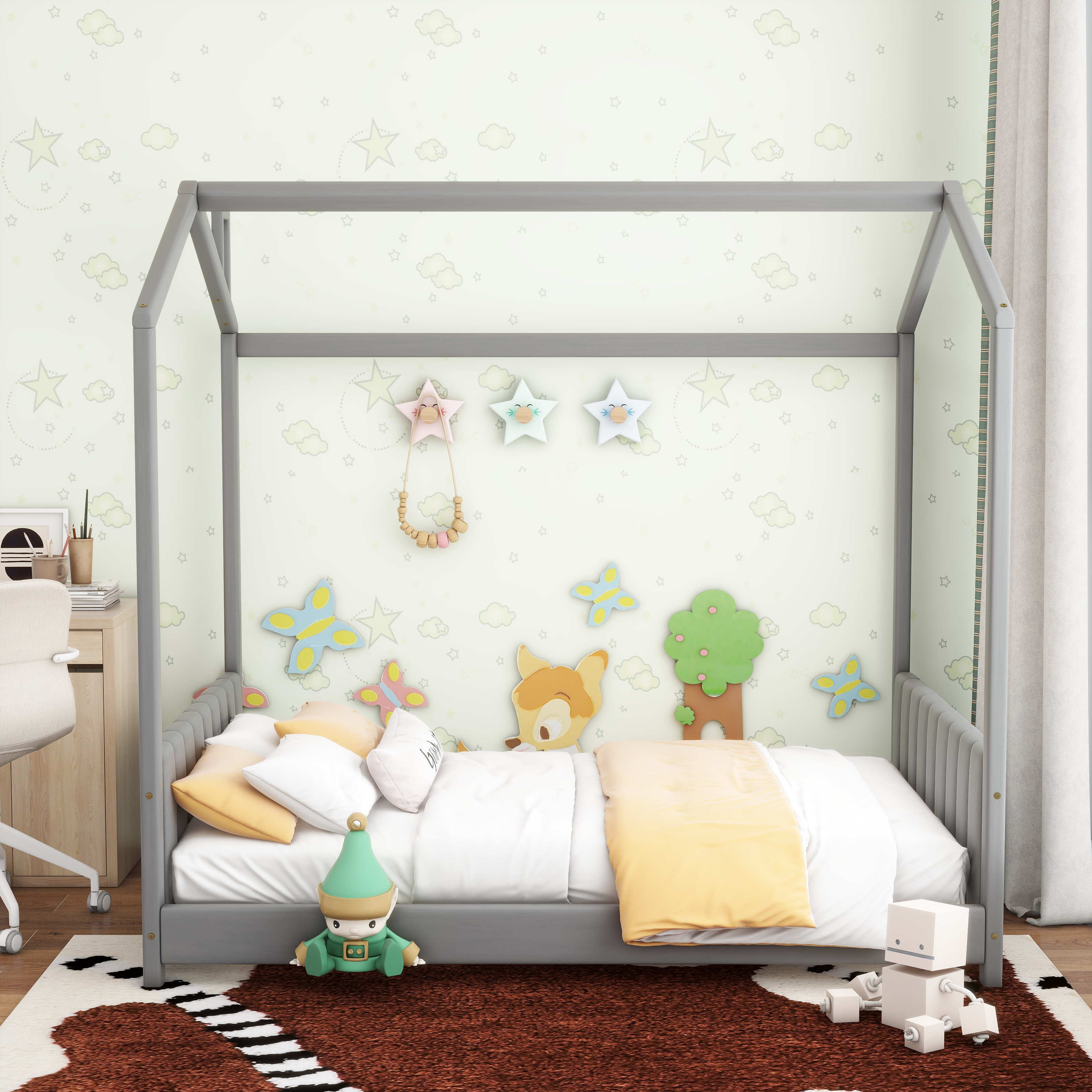 Harper Orchard Egeland Canopy Bed by Harper Orchard | Wayfair