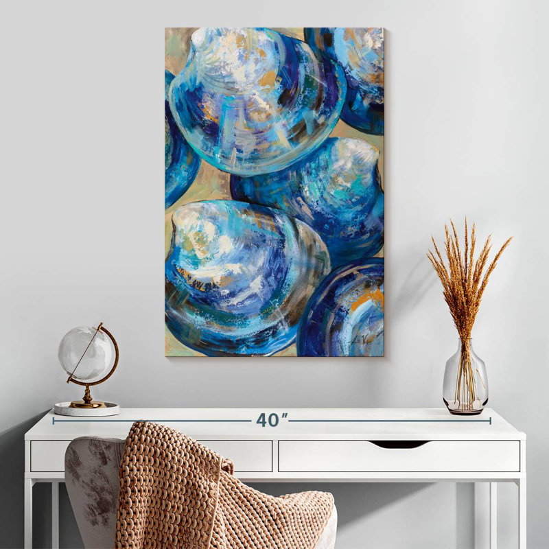 Aletra Beyond Blue Shells, 30" H x 20" W