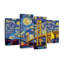 Golden Gate Bridge Starry Night 4 pièces-1518804333
