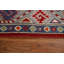 Tapis de couloir unique en laine rouge 2 pi 9 po x 9 pi 9 po New Age