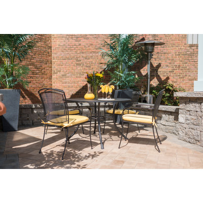 Ensemble repas pour 4 personnes avec table ronde Henley