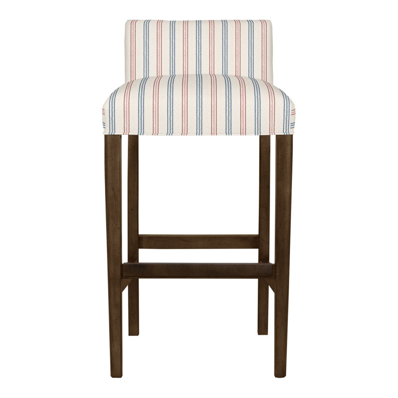 Gin Fizz Upholstered Stool with Solid Wood Frame, No, Perigold Atando Harbour, Havana